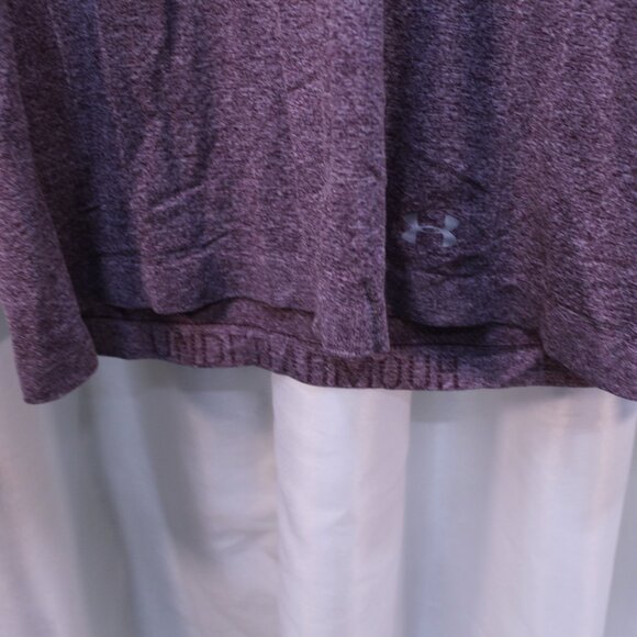 Under Armour Heathered Purple Long Sleeve Top - Picture 5 of 13